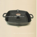 Vegetal Oil Coating Cast Iron Frypan Dia 15cm 16cm 20cm